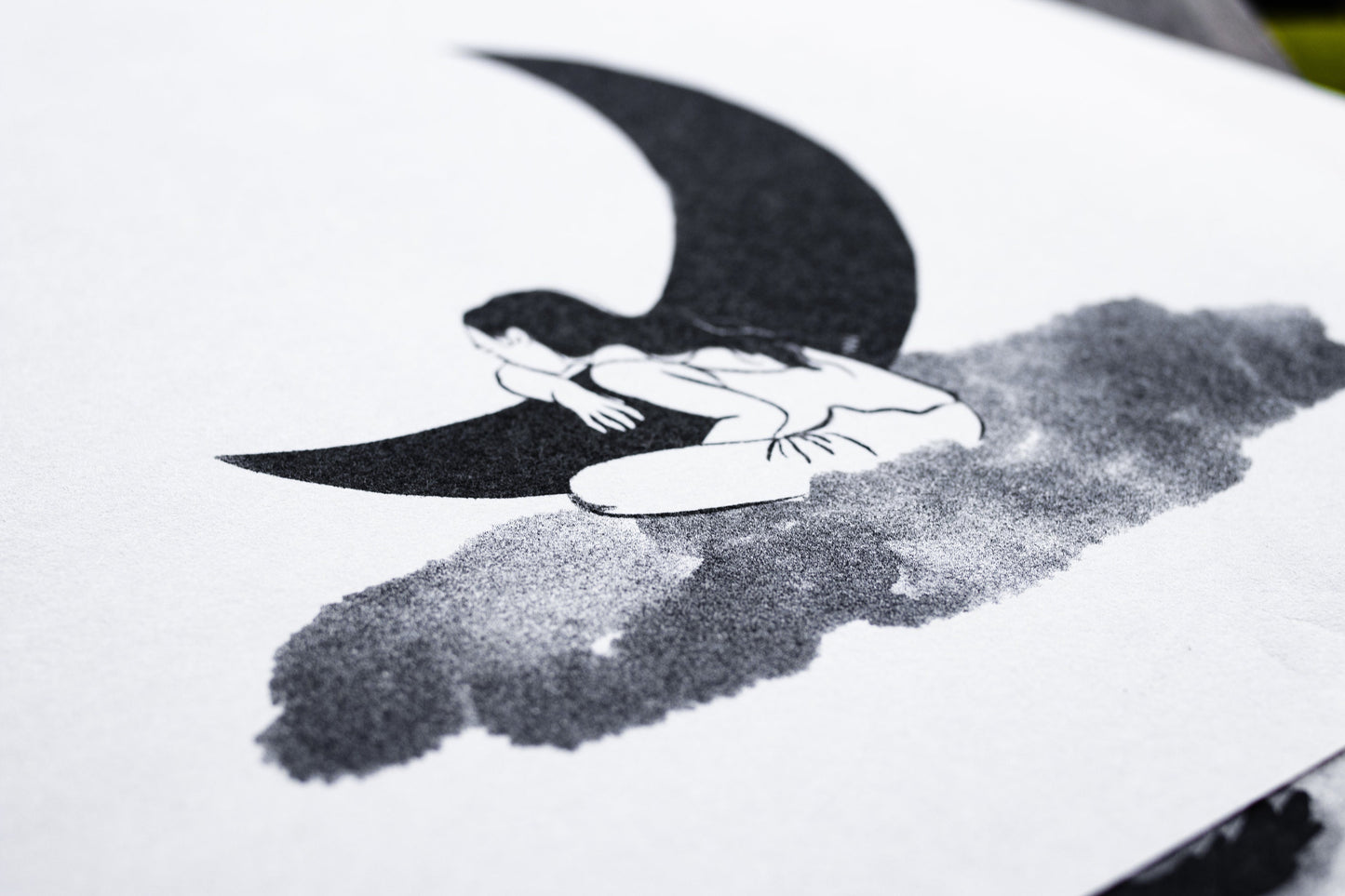 Risographie « Moon »