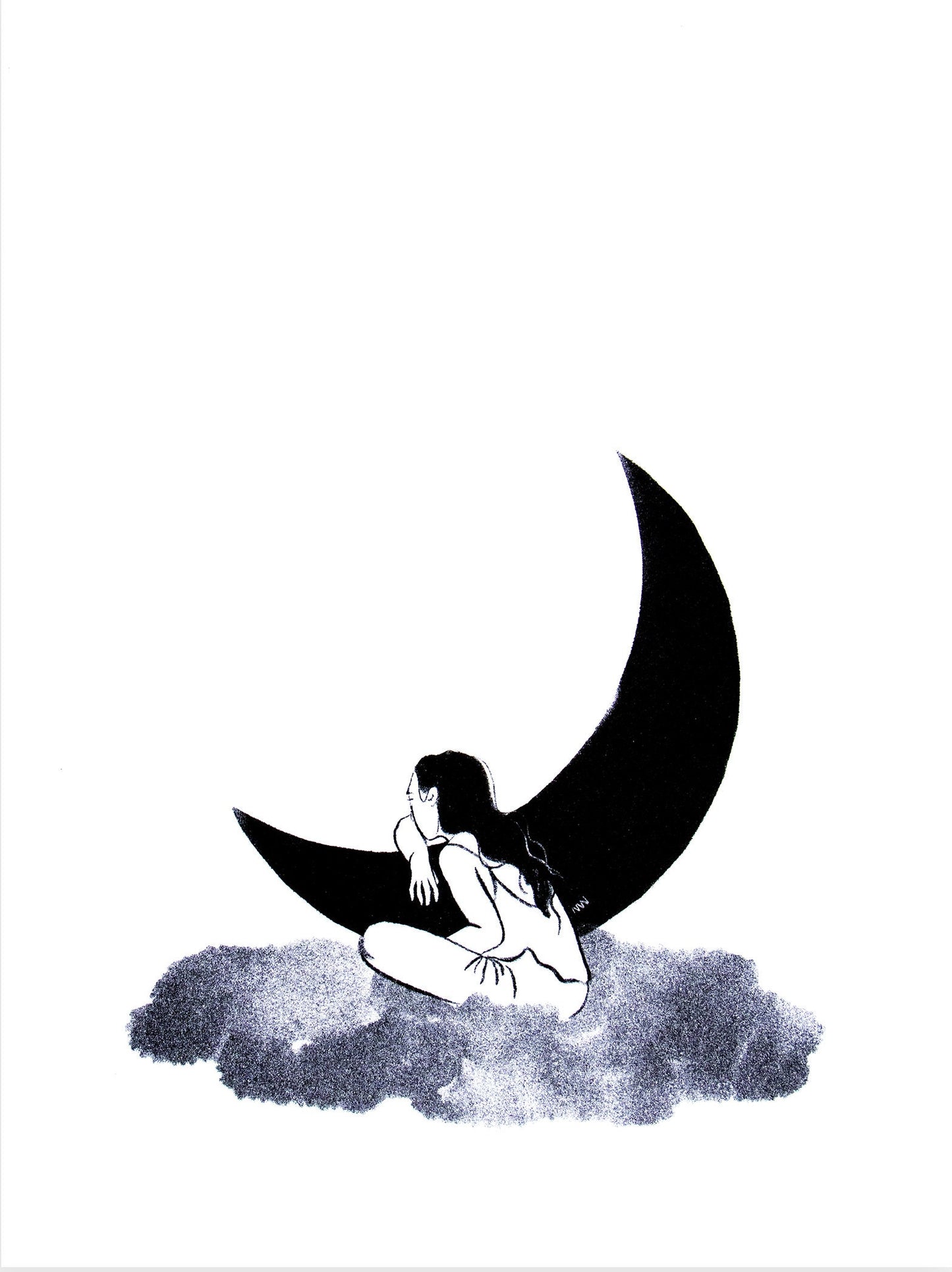 Risographie « Moon »