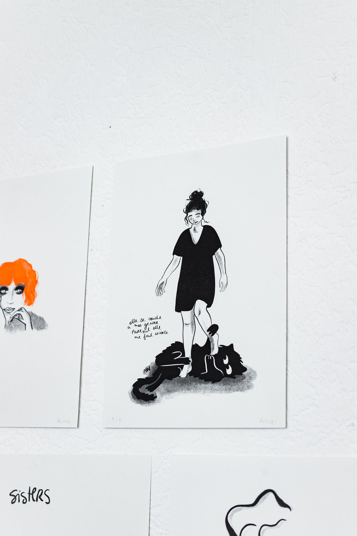 Risographie "solitude"