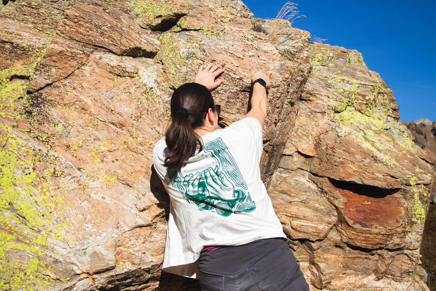 Précommande - Tee grimpe vert