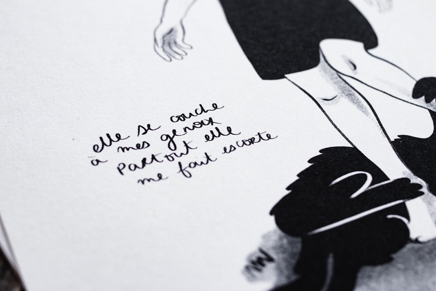 Risographie "solitude"