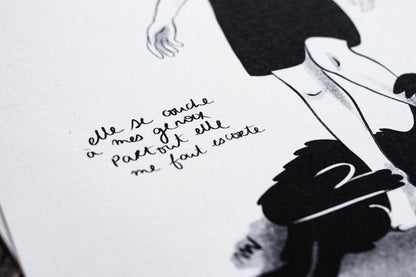Risographie "solitude"