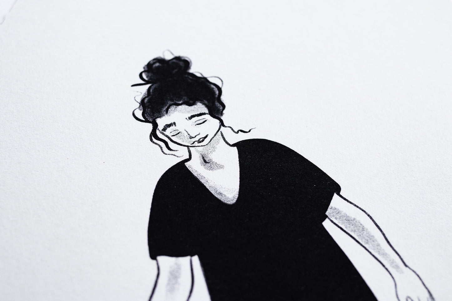 Risographie "solitude"