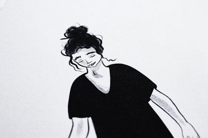 Risographie "solitude"