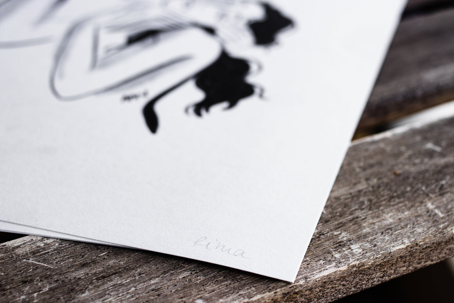 Risographie « The kiss »
