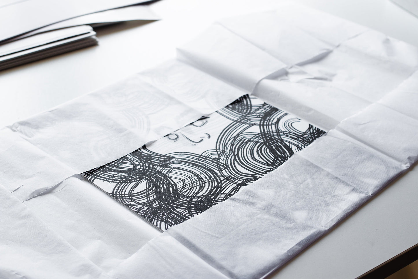 Risographie « The kiss »