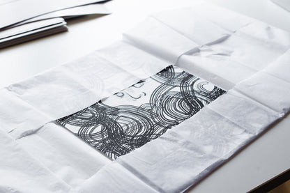 Risographie « The kiss »