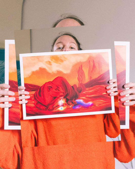 Affiche A3 "Mysterious Desert"